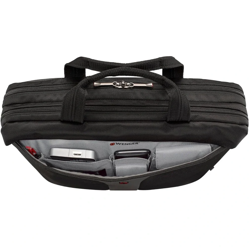 Wenger SwissGear Laptop Briefcase Bag – Black & Grey